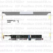 Матрица для ноутбука HP Pavilion DV6-3102er (1366x768 HD) TN, 40pin, Глянцевая