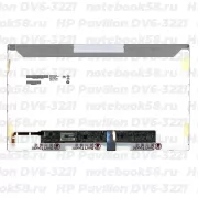 Матрица для ноутбука HP Pavilion DV6-3221 (1366x768 HD) TN, 40pin, Глянцевая