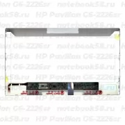 Матрица для ноутбука HP Pavilion G6-2226sr (1366x768 HD) TN, 40pin, Матовая