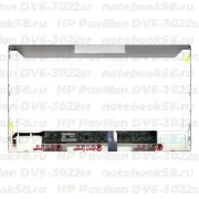 Матрица для ноутбука HP Pavilion DV6-3022sr (1366x768 HD) TN, 40pin, Матовая