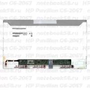 Матрица для ноутбука HP Pavilion G6-2067 (1366x768 HD) TN, 40pin, Матовая