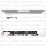 Матрица для ноутбука HP Pavilion G6-2149sr (1366x768 HD) TN, 40pin, Матовая