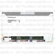 Матрица для ноутбука HP Pavilion G6-1027er (1366x768 HD) TN, 40pin, Матовая