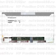 Матрица для ноутбука HP Pavilion DV6-3022sr (1366x768 HD) TN, 40pin, Матовая