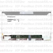 Матрица для ноутбука HP Pavilion DV6-3032nr (1366x768 HD) TN, 40pin, Матовая