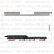 Матрица для ноутбука HP Pavilion G6-2319nr (1366x768 HD) TN, 40pin, Глянцевая