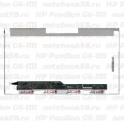 Матрица для ноутбука HP Pavilion G6-1111 (1366x768 HD) TN, 40pin, Глянцевая