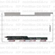Матрица для ноутбука HP Pavilion G6-1d47 (1366x768 HD) TN, 40pin, Глянцевая