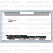 Матрица для ноутбука HP Pavilion G6-2228nr (1366x768 HD) TN, 40pin, Матовая