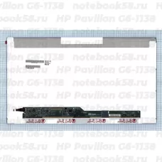 Матрица для ноутбука HP Pavilion G6-1138 (1366x768 HD) TN, 40pin, Матовая