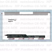 Матрица для ноутбука HP Pavilion G6-1d16 (1366x768 HD) TN, 40pin, Матовая