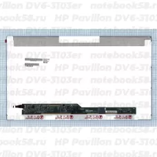 Матрица для ноутбука HP Pavilion DV6-3103er (1366x768 HD) TN, 40pin, Матовая