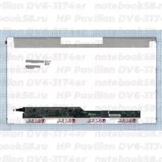 Матрица для ноутбука HP Pavilion DV6-3174er (1366x768 HD) TN, 40pin, Матовая