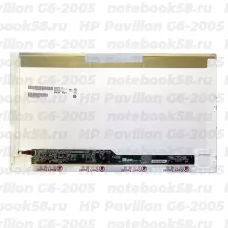 Матрица для ноутбука HP Pavilion G6-2005 (1366x768 HD) TN, 40pin, Глянцевая