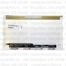 Матрица для ноутбука HP Pavilion G6-2036 (1366x768 HD) TN, 40pin, Глянцевая