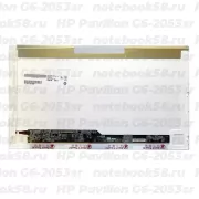 Матрица для ноутбука HP Pavilion G6-2053sr (1366x768 HD) TN, 40pin, Глянцевая