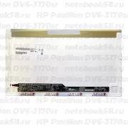 Матрица для ноутбука HP Pavilion DV6-3170sr (1366x768 HD) TN, 40pin, Глянцевая