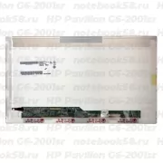 Матрица для ноутбука HP Pavilion G6-2001sr (1366x768 HD) TN, 40pin, Глянцевая