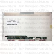 Матрица для ноутбука HP Pavilion G6-2114 (1366x768 HD) TN, 40pin, Глянцевая