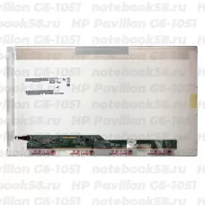 Матрица для ноутбука HP Pavilion G6-1051 (1366x768 HD) TN, 40pin, Глянцевая