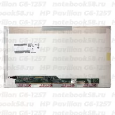 Матрица для ноутбука HP Pavilion G6-1257 (1366x768 HD) TN, 40pin, Глянцевая