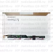 Матрица для ноутбука HP Pavilion G6-1037 (1366x768 HD) TN, 40pin, Глянцевая