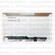 Матрица для ноутбука HP Pavilion DV6-3034nr (1366x768 HD) TN, 40pin, Глянцевая