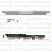 Матрица для ноутбука HP Pavilion DV6-3108er (1366x768 HD) TN, 40pin, Матовая