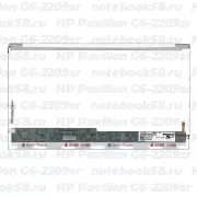 Матрица для ноутбука HP Pavilion G6-2209sr (1366x768 HD) TN, 40pin, Глянцевая