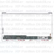 Матрица для ноутбука HP Pavilion G6-2004er (1366x768 HD) TN, 40pin, Глянцевая