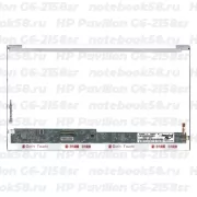 Матрица для ноутбука HP Pavilion G6-2158sr (1366x768 HD) TN, 40pin, Глянцевая