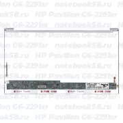 Матрица для ноутбука HP Pavilion G6-2291sr (1366x768 HD) TN, 40pin, Глянцевая