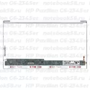 Матрица для ноутбука HP Pavilion G6-2345er (1366x768 HD) TN, 40pin, Глянцевая