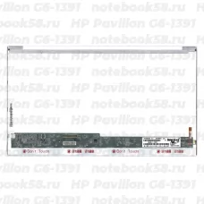 Матрица для ноутбука HP Pavilion G6-1391 (1366x768 HD) TN, 40pin, Глянцевая