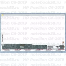Матрица для ноутбука HP Pavilion G6-2019 (1366x768 HD) TN, 40pin, Глянцевая
