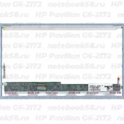 Матрица для ноутбука HP Pavilion G6-2172 (1366x768 HD) TN, 40pin, Глянцевая