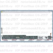 Матрица для ноутбука HP Pavilion G6-2197 (1366x768 HD) TN, 40pin, Глянцевая