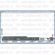 Матрица для ноутбука HP Pavilion G6-1133 (1366x768 HD) TN, 40pin, Глянцевая