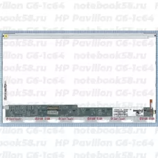 Матрица для ноутбука HP Pavilion G6-1c64 (1366x768 HD) TN, 40pin, Глянцевая