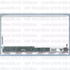 Матрица для ноутбука HP Pavilion DV6-3026er (1366x768 HD) TN, 40pin, Глянцевая