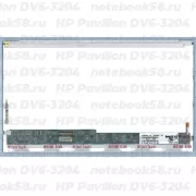 Матрица для ноутбука HP Pavilion DV6-3204 (1366x768 HD) TN, 40pin, Глянцевая