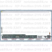 Матрица для ноутбука HP Pavilion DV6-3207 (1366x768 HD) TN, 40pin, Глянцевая