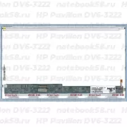 Матрица для ноутбука HP Pavilion DV6-3222 (1366x768 HD) TN, 40pin, Глянцевая