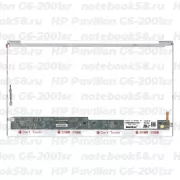 Матрица для ноутбука HP Pavilion G6-2001sr (1366x768 HD) TN, 40pin, Глянцевая