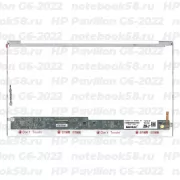 Матрица для ноутбука HP Pavilion G6-2022 (1366x768 HD) TN, 40pin, Глянцевая