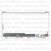 Матрица для ноутбука HP Pavilion G6-2035nr (1366x768 HD) TN, 40pin, Глянцевая