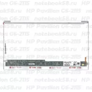 Матрица для ноутбука HP Pavilion G6-2115 (1366x768 HD) TN, 40pin, Глянцевая