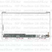 Матрица для ноутбука HP Pavilion G6-2149sr (1366x768 HD) TN, 40pin, Глянцевая