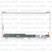 Матрица для ноутбука HP Pavilion G6-2167 (1366x768 HD) TN, 40pin, Глянцевая