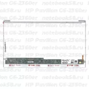 Матрица для ноутбука HP Pavilion G6-2360er (1366x768 HD) TN, 40pin, Глянцевая